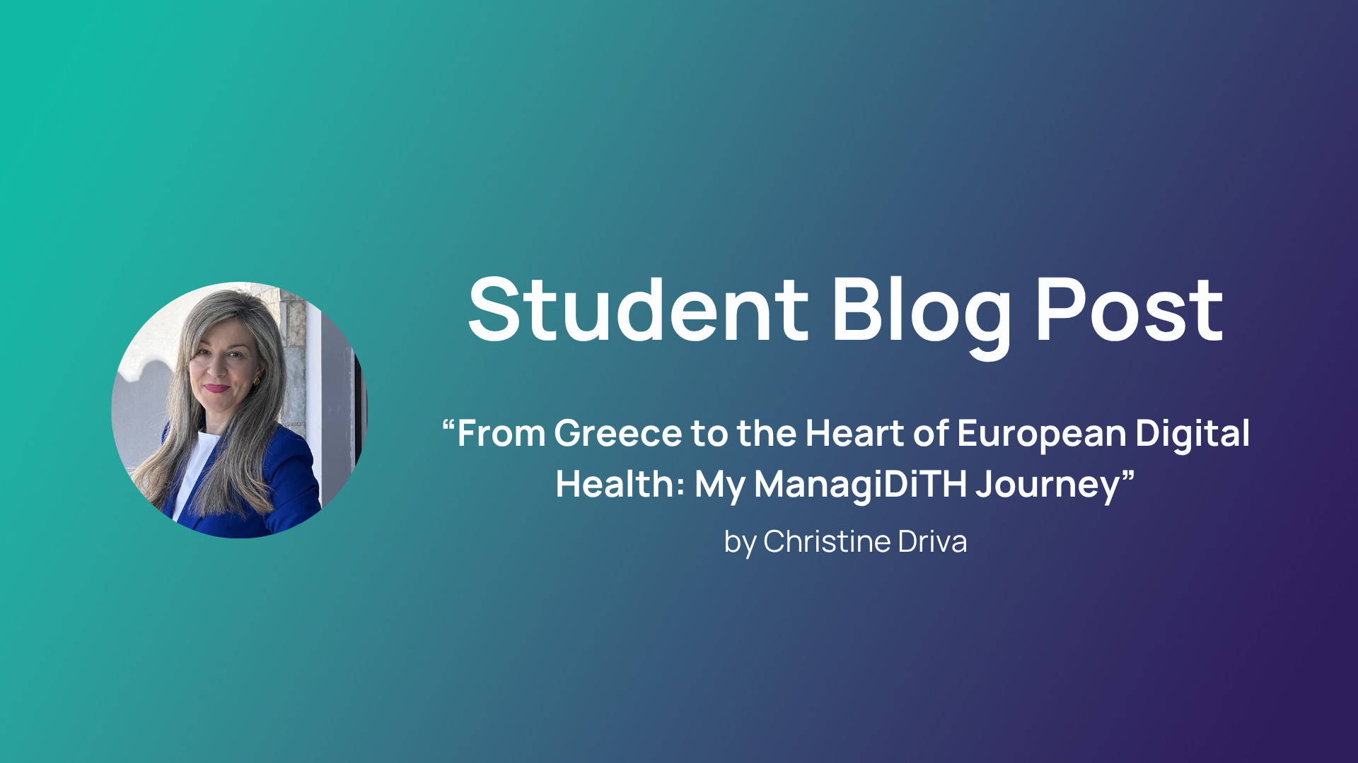 Student Blog Post